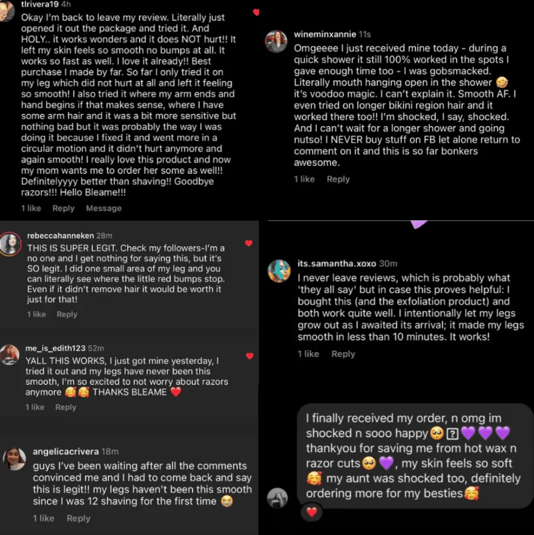 BareBliss Crystal Hair Eraser